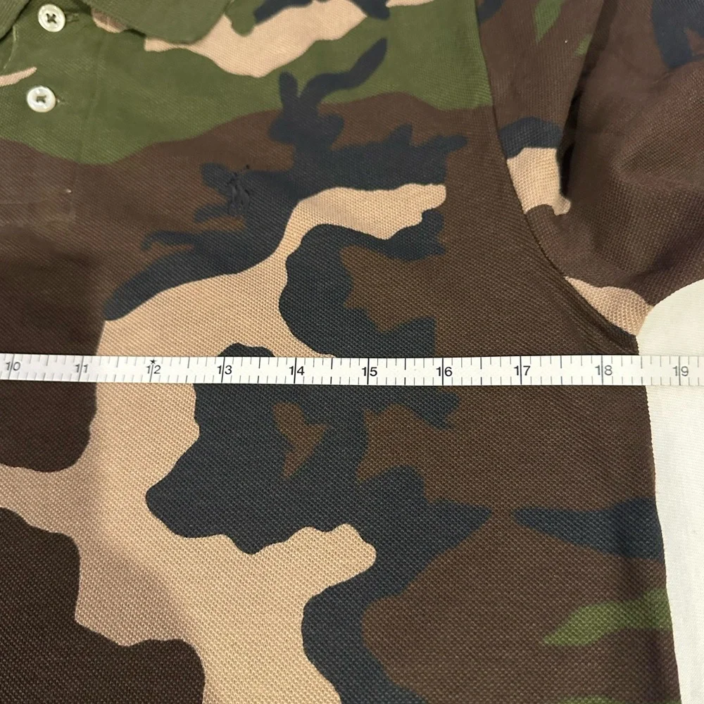 Polo by Ralph Lauren Boys' Camo Polo Shirt - Green, Brown, Black L 14-16 - Picture 11 of 16